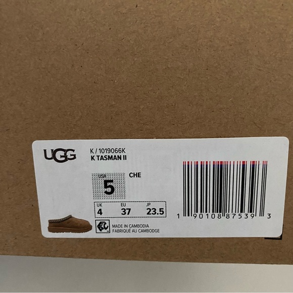 UGG Tasman Slippers Chestnut Kid’s 5 6 = Women’s 7 8 - Picture 6 of 16